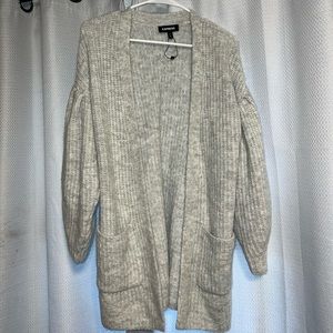 Knitted Express Gray XS Cardigan!